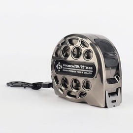 7.5M/25FT Stainless Steel Anti-Corrosion Retractable Measuring Tape, Anti-Fall Wear-Resistant Stainless Steel Tape Measures Double-Sided Scale High-Grade Gift Measure Tape