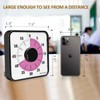 Secura 60-Minute Visual Countdown Timer, 7.5-Inch Oversize Classroom Visual Timer