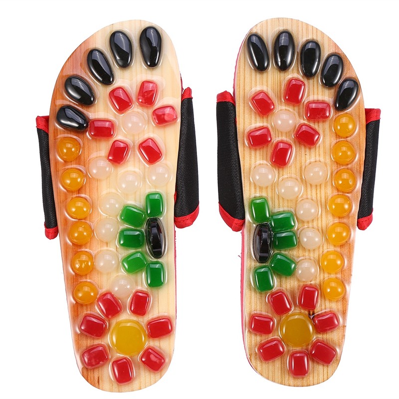 Massage Slippers Health Care Blood Activating Foot Relaxation Massager Shoes