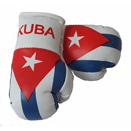 Mini Boxing Gloves / CUBA Cuban (Pair) Miniboxhandschuhe e. G. For car Rear-View Mirrors