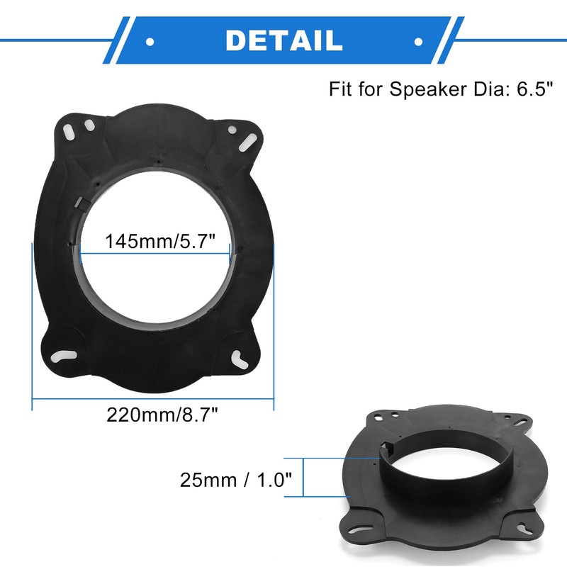 VekAuto 2 Set Speaker Spacer Ring Tweeter Speaker Spacer Adapter