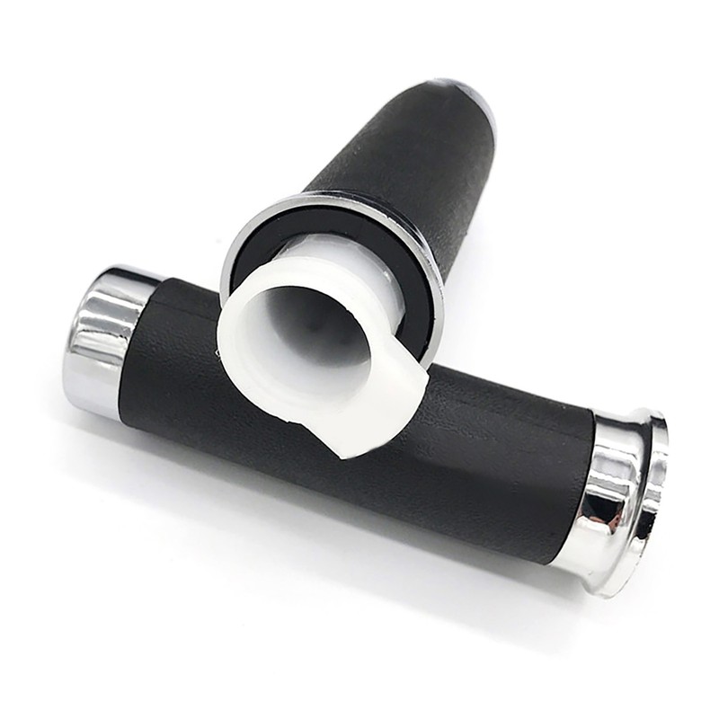 2PCS Motorcycle Throttle Handle Comfortable Grasp Slip Resistant Shockproof Handlebar