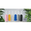 RVDKBULB Foldable Compact Silicone Douche Bottle, Reusable Travel Douche Kit,