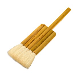 Maxtonser Hake Art Paintbrushes Hake Blender Brush Applicator Goat Hair Drawing Brush 3/4/5/6/7 Tubes for Ceramic Watercolour, E