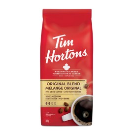 Tim Hortons Original Coffee, Fine Grind Bag, Medium Roast, 300g (Imported from Canada)