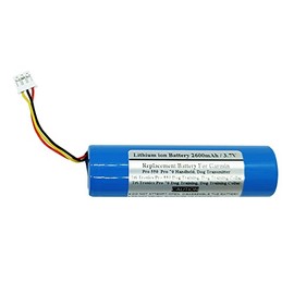 STARTONG 2600mAh 3.7V Battery for Garmi n SDDC-L1163,010-11864-10,361-00023-13,Pro 550 Handheld,70 Dog Transmitter,Pro 70 Handheld,Tri-Tronics Pr o 550 Do g Training Collar,Pro 70 Dog Training Collar