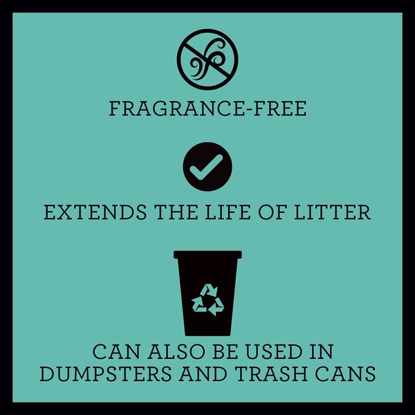 TriNova Kitty Litter Box Deodorizer - 100% Bio-Based, Hypoallergenic, Fragrance