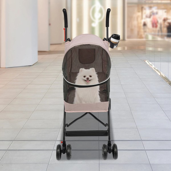 Unbranded Foldable Lightweight Durable Pet Stroller For Small To Medium