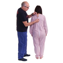 Ferrucci Comfort, Serenità Long Sleeve 1 Zip Back Summer Pyjamas, Female