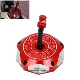 JFG RACING Billet Gas Fuel Tank Cap with Vent Hose For For TRX90 93-17 TRX250 97-17 TRX250EX 01-07 TRX350 00-06 TRX400 04-07 TRX450 98-04 TRX500 01-14 TRX650 03-05 TRX680 06-17