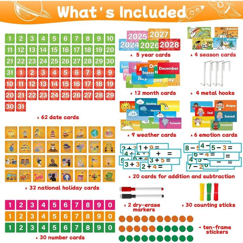 Torlam Circle Time Learning Center Teacher Must Haves Calendar Pocket