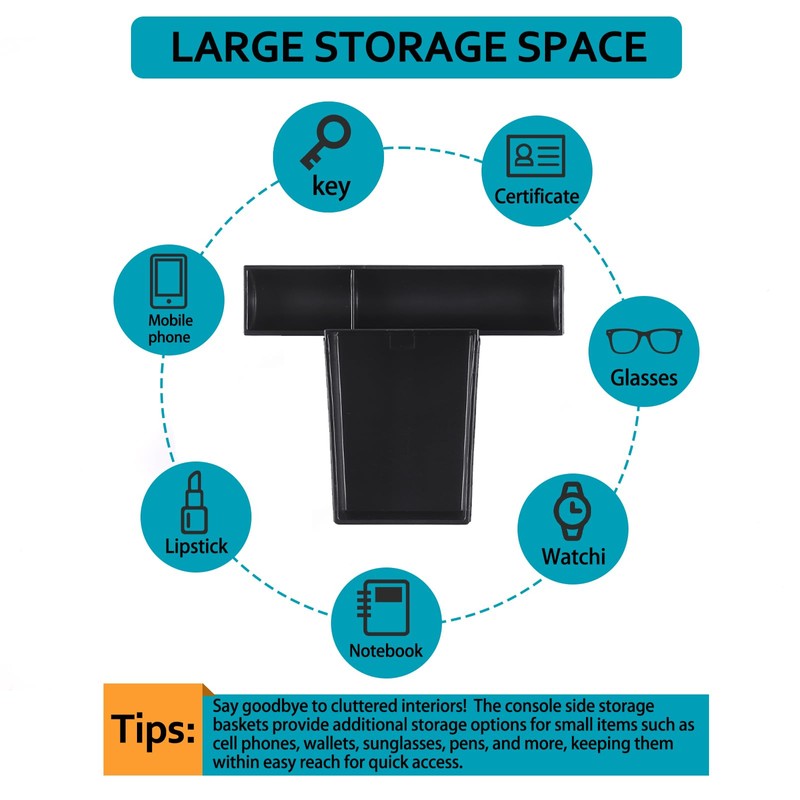 CHEAYAR Car Central Control Storage Box Compatible with Toyota Tacoma
