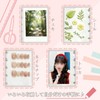 Transparent Girl M5 Sticker Binder Removable, Sticker Storage, Card Storage,