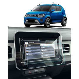 BIXUAN ignis 2024 Navigation Protective Film PET Scratch-Resistant Anti-Fingerprint Ignis 7 Inch GPS Car Transparent Screen Protector Ignis Accessories [Pack of 2]