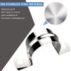 YOFASEN Pipe Clamps - 304 Stainless Steel Pipe Straps Saddle