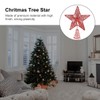 IMIKEYA Christmas Decor Star Tree Topper: Glittered Tree Topper Metal