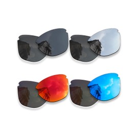 Betterun 4 Pairs Polarized Replacement Lenses for Oakley Frogskins Lite OO9374 Sunglasses, Anti-Scratch and Impact Resistant