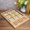 Children Wooden Number Puzzle Toy Board Game Kid Intelligence Logical