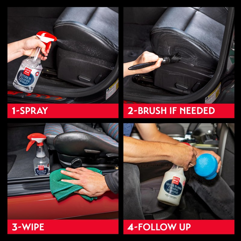 Griot's Garage Interior Cleaner Spray for Car Seats, Carpet, Upholstery