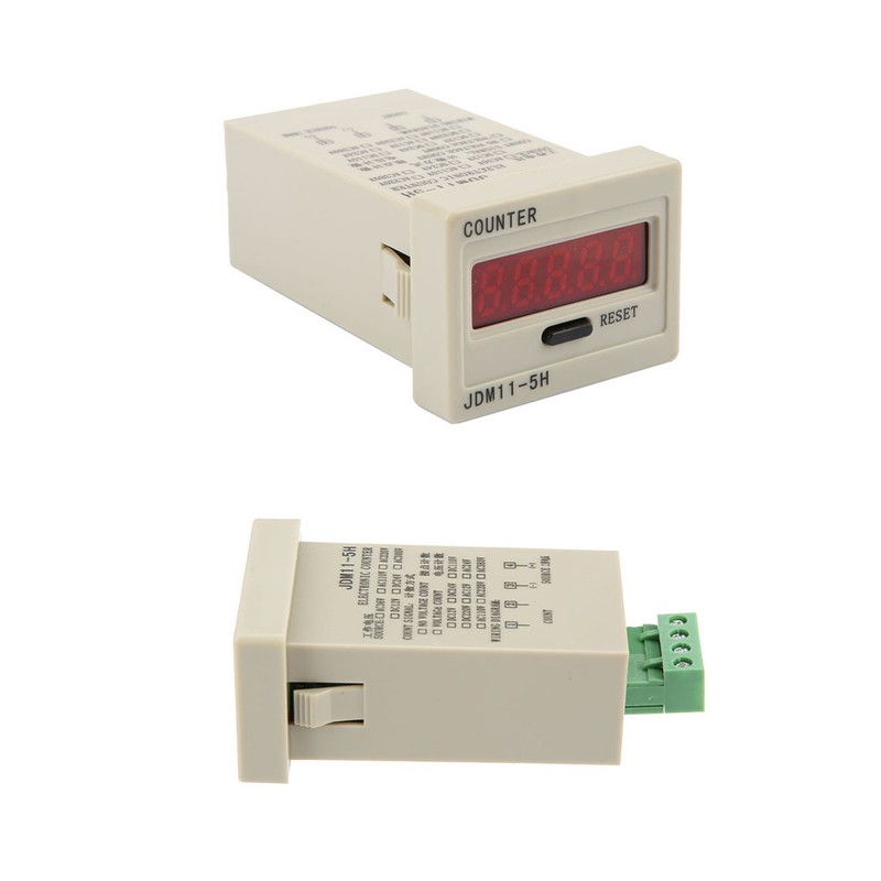 JDM11-5H 5 Digit Display Electronic Accumulating Counter DC 12V