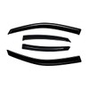 Lightronic WV94847 Outside-Mount Side Window Visor Deflector Rain Guard, Dark