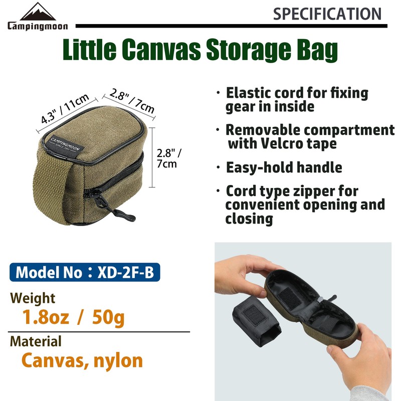 camping moon Pocket Stove Bag Storage Case for Micro Regulator