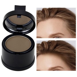 Boobeen Hairline Powder Root Touch-Up Quick Cover Thin Hair, Hair Color Shadow Instantly Conceals Loss, Suitable for Grey Hair