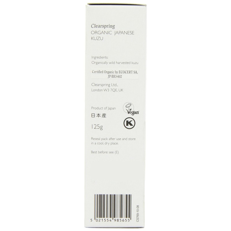Clearspring Organic Kuzu Starch 125 g (Pack of 3