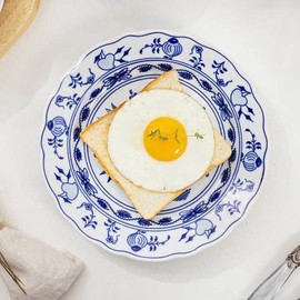 Cesky Poslan Zwibel Muster dessert plate 21cm J640, Zwibel Muster (CB003) / 체스키포슬란  쯔비벨무스터 디저트접시 21cm J640, 쯔비벨무스터(CB003)