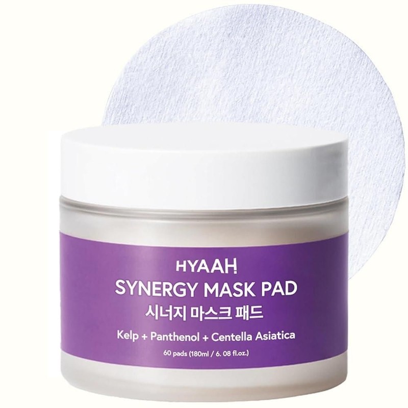 HYAAH Synergy 마스크 패드 - 다시마 해초 추출물 시카 판테놀