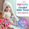 FOREVERPURE Baby Towels with Hood Newborn Gift Set - Gentle