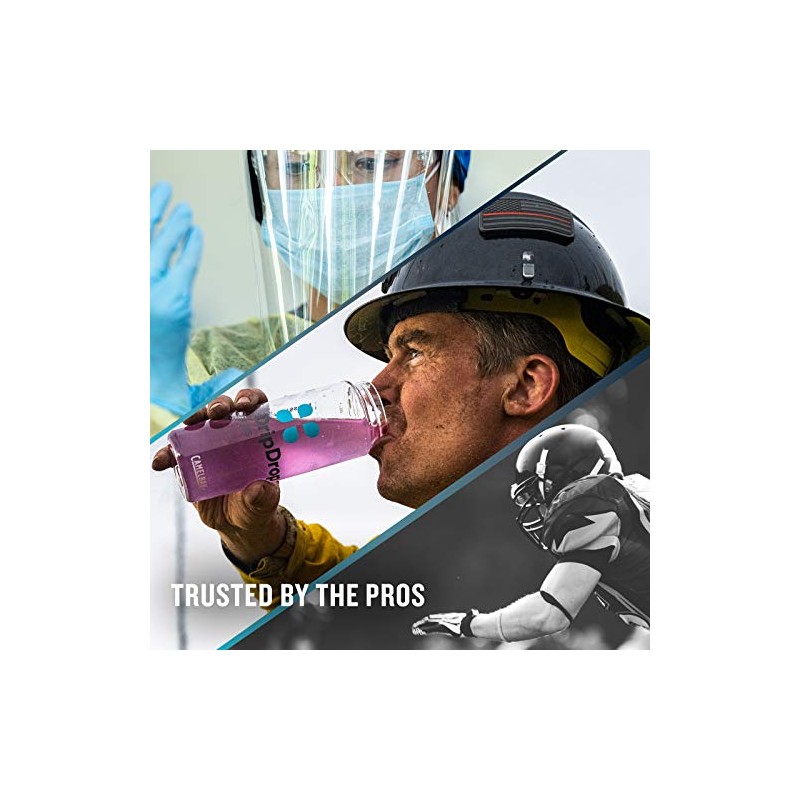 DripDrop Hydration - Electrolyte Powder Packets - Grape, Fruit Punch,
