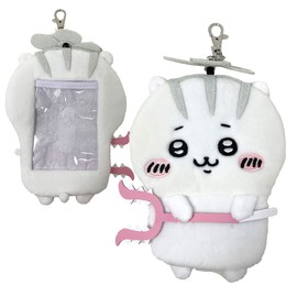 Carry~ Chiikawa Reel Pass Case, Approx. 5.9 inches (15 cm) (Chiikawa)