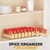 SpaceAid Bamboo Pull Out Spice Rack Organizer for Cabinet, Heavy