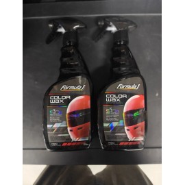 Formula 1 Color Car Wax Spray, High Performance Formula, Erase Car -2 Piece Red