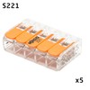 WAGO Connecting Terminal Set - 100 Clamps (Series 221 &