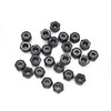 cSeao 50pcs 6-32 Black Nylock Nuts Nylon Inserted Lock Nuts