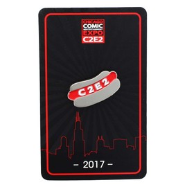 c2e2 2017 Exclusive Hot Dog Enamel Pin