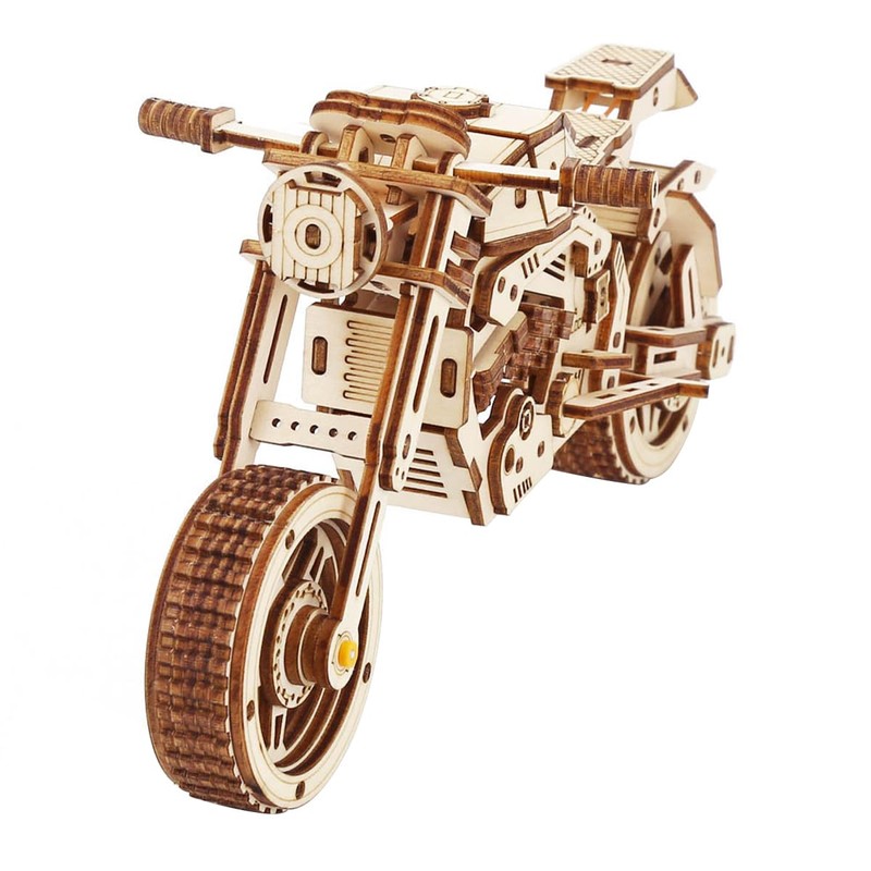 ieron Wooden Off-Road Motorcycle Model Kit for Adults, 3D Puzzle