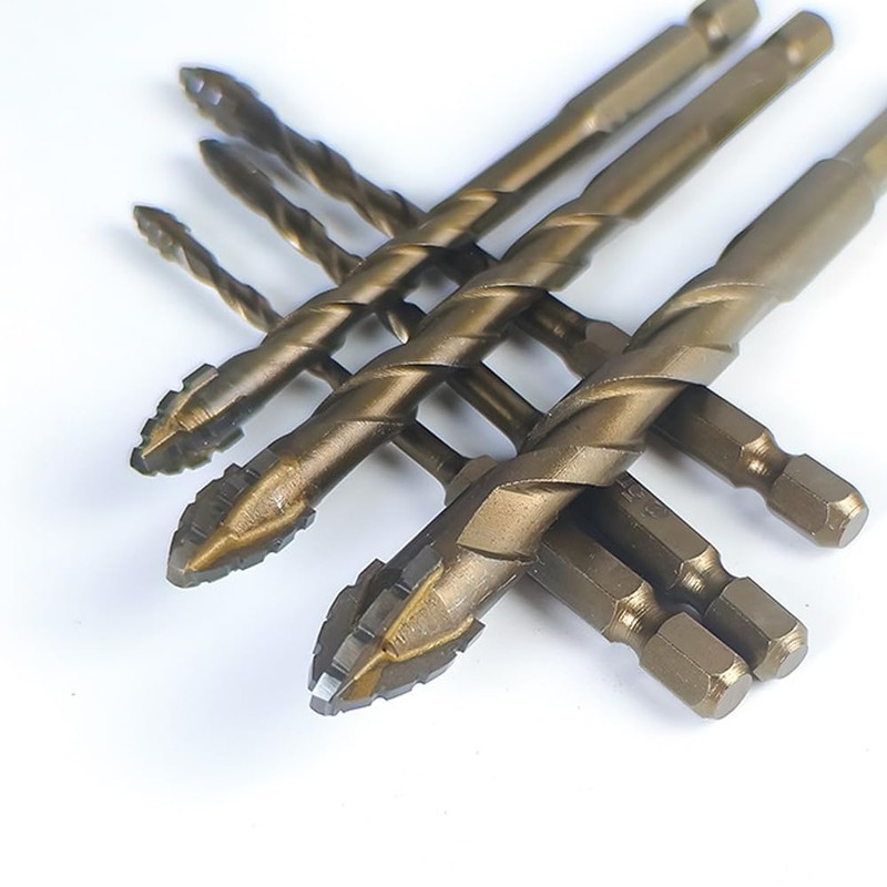 New Four-Flute Sawtooth Eccentric Drill Bit, 2025 Upgraded Four Blade
