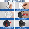 AQXYTK Heavy Duty Shower Hooks - 6-Pack Strong Suction Cup