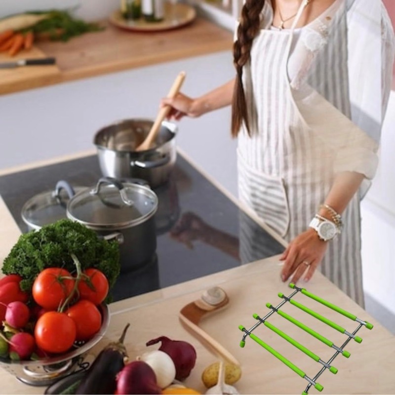Pro Home Kitchen Trivet Stand Premium Worktop Saver Stainless Steel