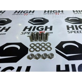 Highspeedti Sprint Car Titanium Nose Wing Mounting Top Bolt Kit 16pc  Kit 5/16-24x.750”