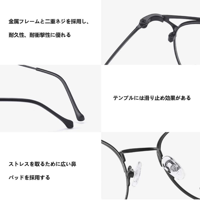 Dollger Blue Light Blocking Glasses, Computer Glasses, Blue Light Reduction,