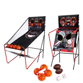 Lancaster 2-Player Indoor Basketball, Football & Baseball Arcade Game w/LED Scorekeeper