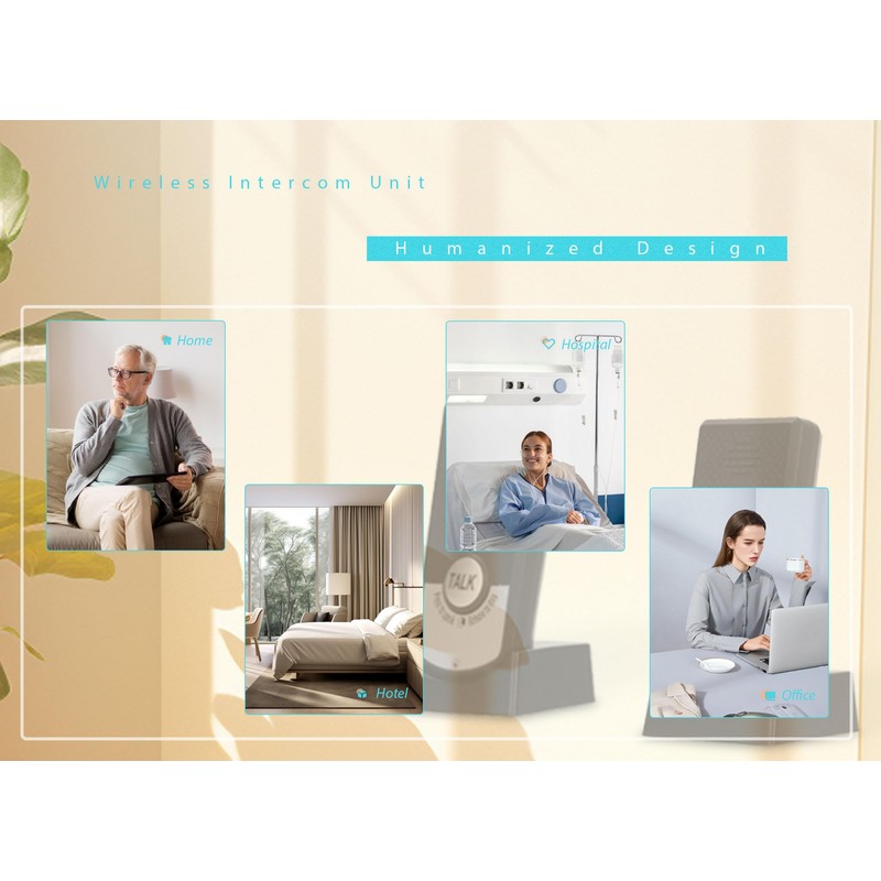 2 Way Voice Intercom, Intercom Unit, Waterproof Wireless Intercomunicador, Intelligent