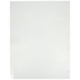 Durable A-Z Index Dividers | A4 Portrait Full Covering | Pack of 20 Dividers | White | Made in Germany