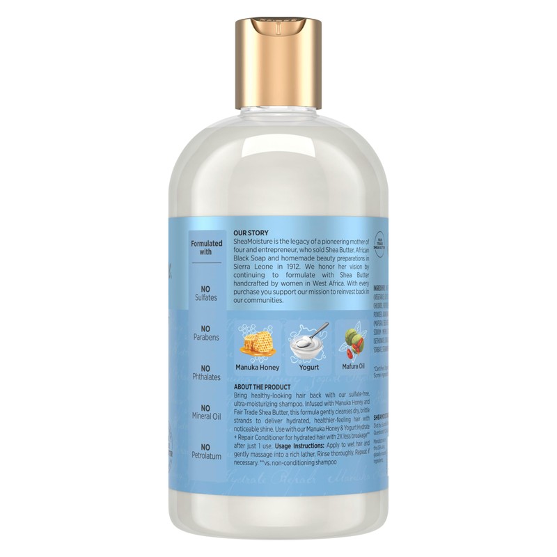 Shea Moisture Shampoo Hydrate and Repair for Damaged Hair with