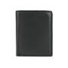 Police Mens Genuine Leather Vertical Wallet with Gift Box, Black