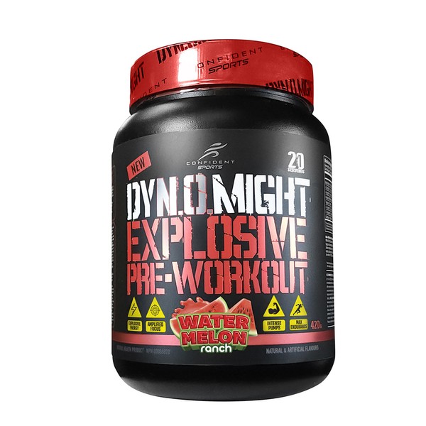 CONFIDENT SPORTS - DYNOMIGHT – Fully Dosed - EXPLOSIVE Pre-Workout